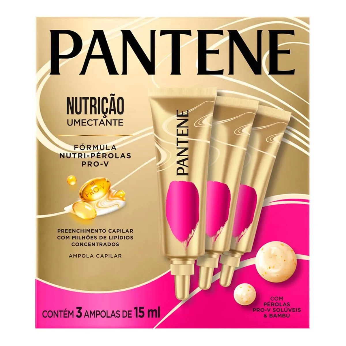 AMPOLA PANTENE NUTRICAO C/3