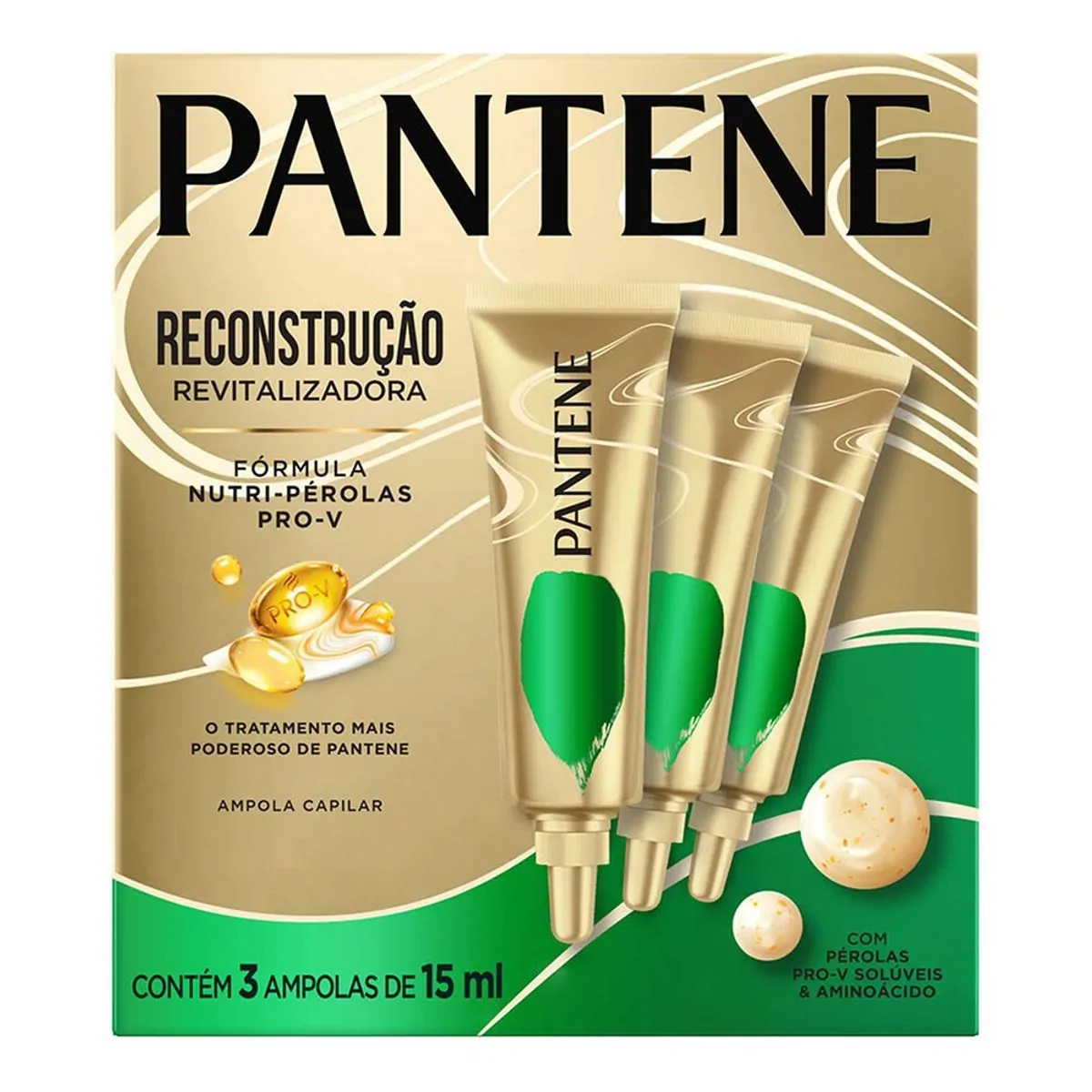 AMPOLA PANTENE RECONTRUCAO C/3