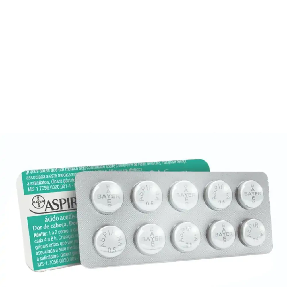 ASPIRINA 500MG C/10 ADULTO