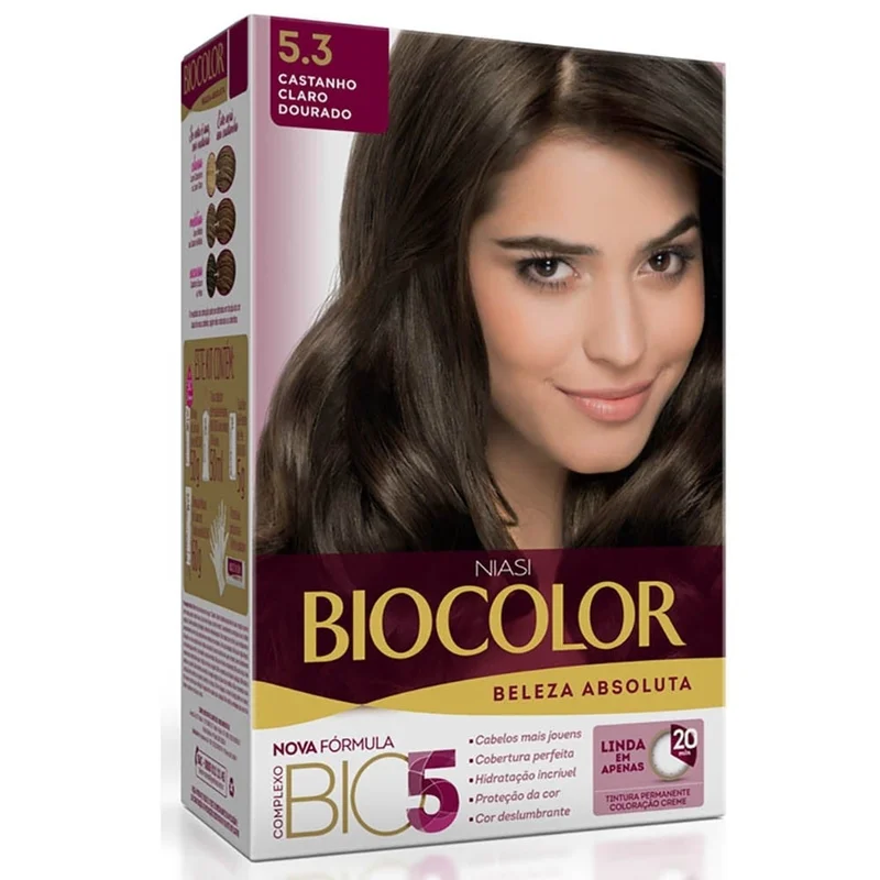 BIOCOLOR 5.3 CASTANHO CLARO DOURADO