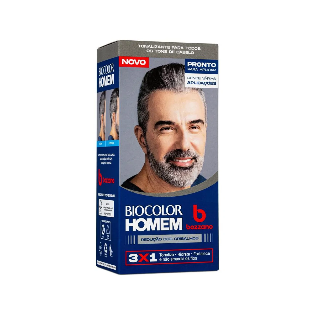BIOCOLOR HOMEM BOZZANO GRISALHO