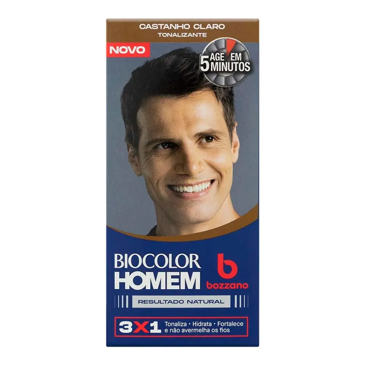 BIOCOLOR HOMEM BOZZANO CASTANHO CLARO