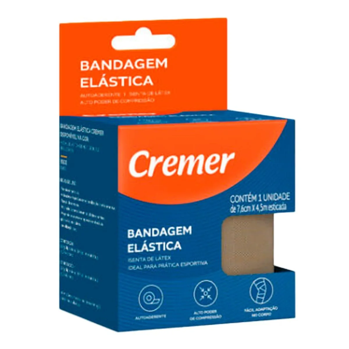BANDAGEM ELASTICA BEGE CREMER 7,6CMX4,5CM
