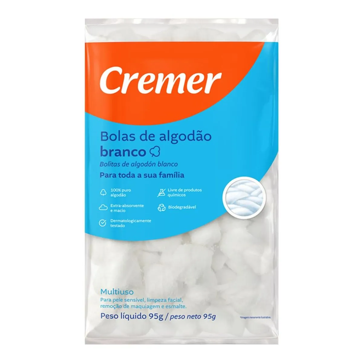 ALGODAO CREMER  BOLAS 95G