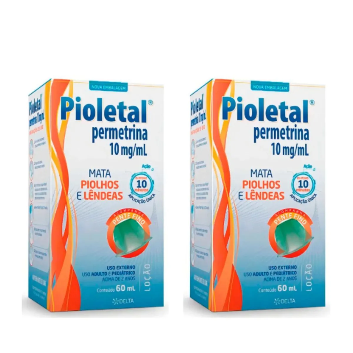 PERMETRINA  1% PIOLETAL LOCAO 60ML