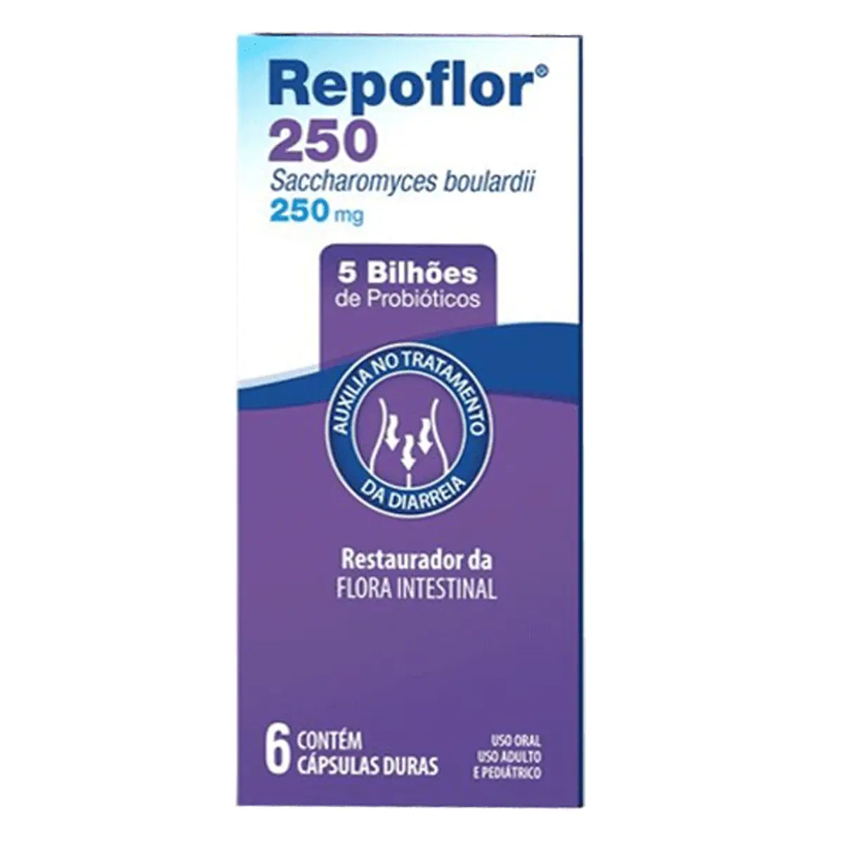 REPOFLOR 250MG C/6 CPS ( FLORA )