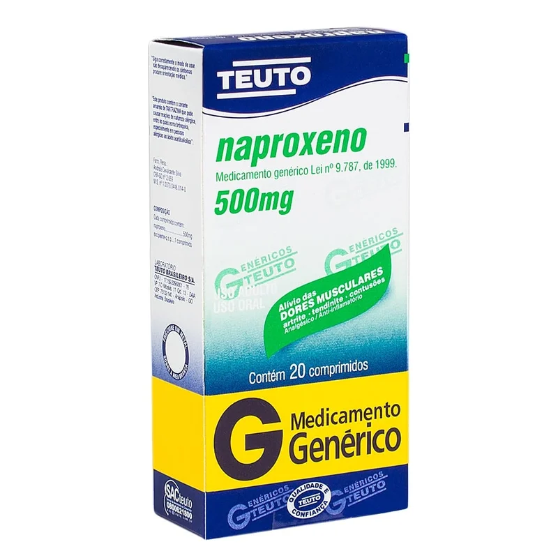 NAPROXENO 500MG C/20 TEU