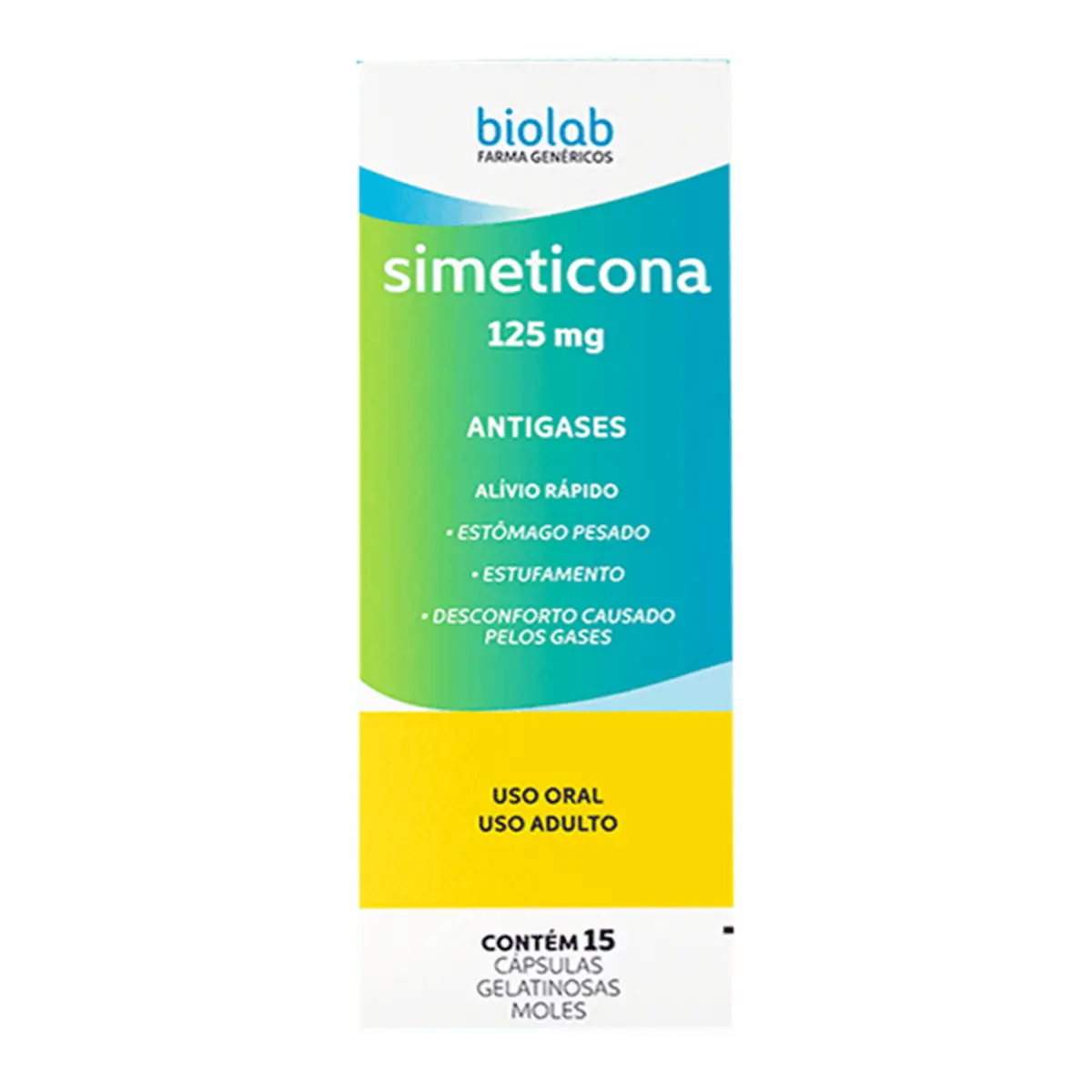 SIMETICONA 125MG C/15 BLB