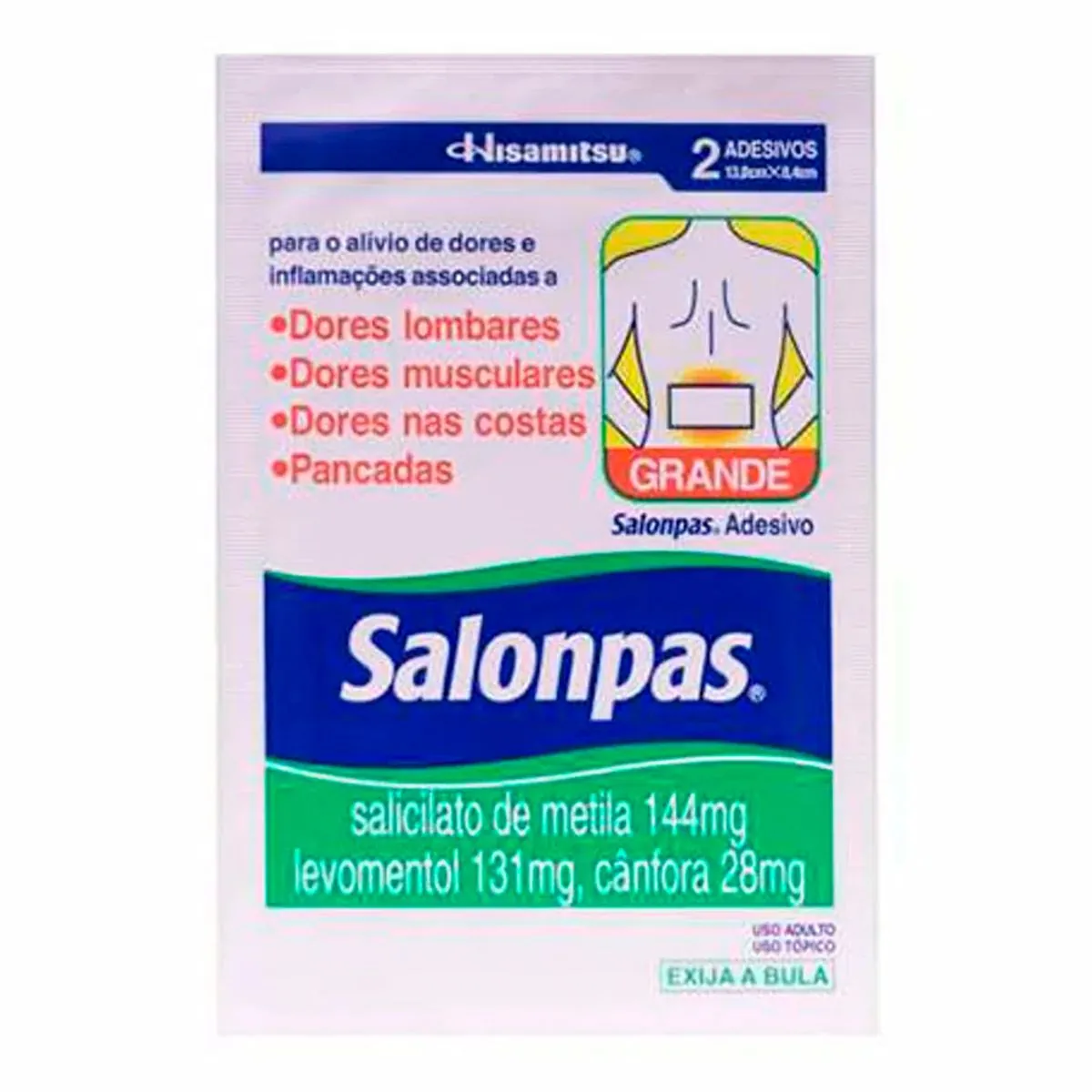 SALONPAS ADESIVO GRANDE C/2