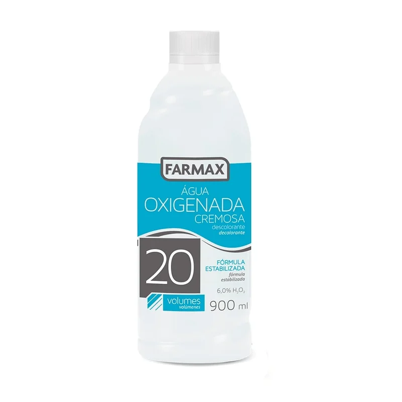 AGUA OXIGENADA 20 VOL 900ML FARMAX