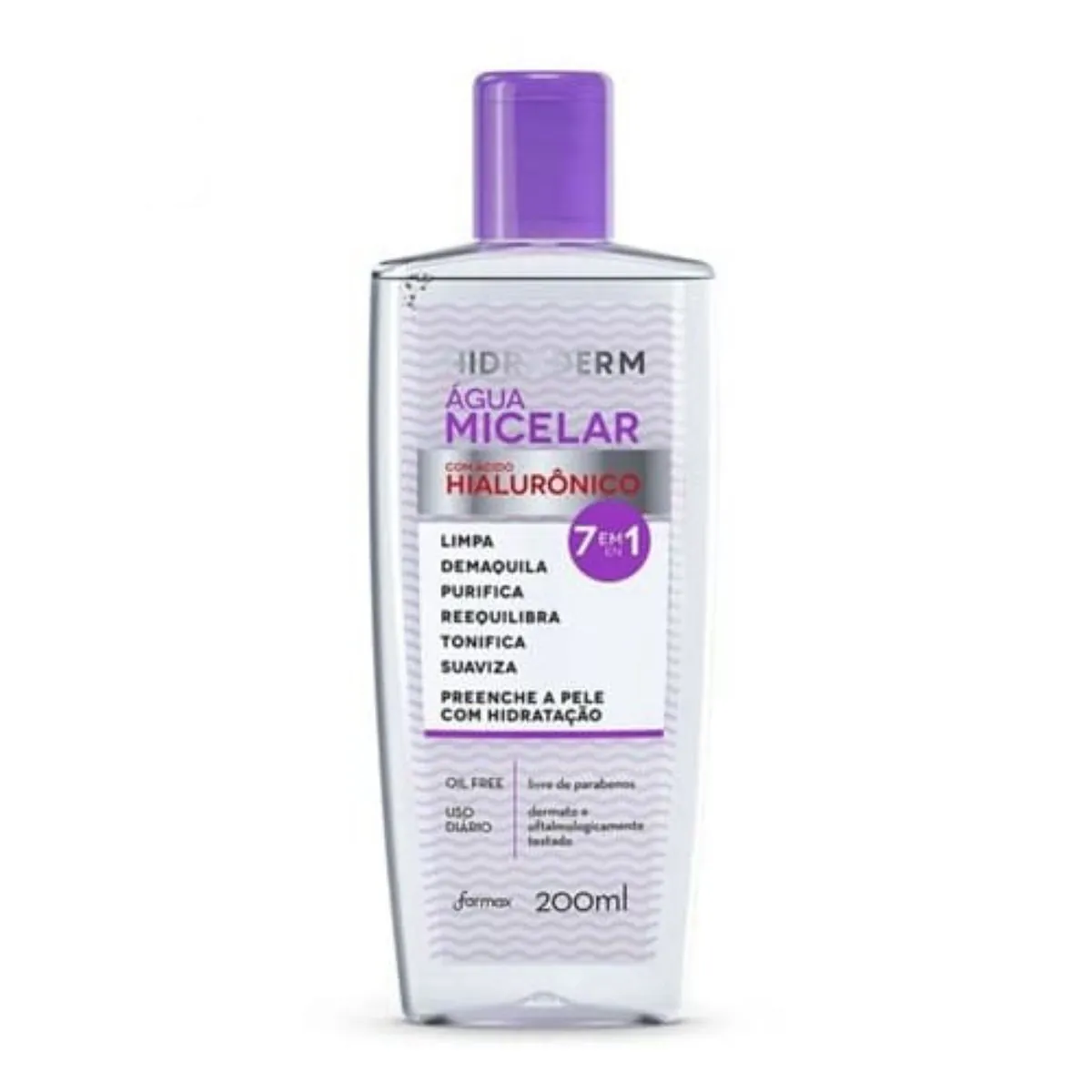 AGUA MICELAR  ACIDO HIALURONICO HIDRADERME 200ML