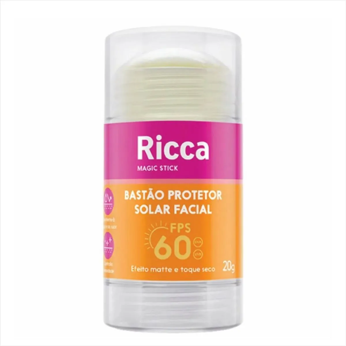 BASTAO PROT SOLAR FACIAL RICCA FPS60 20G