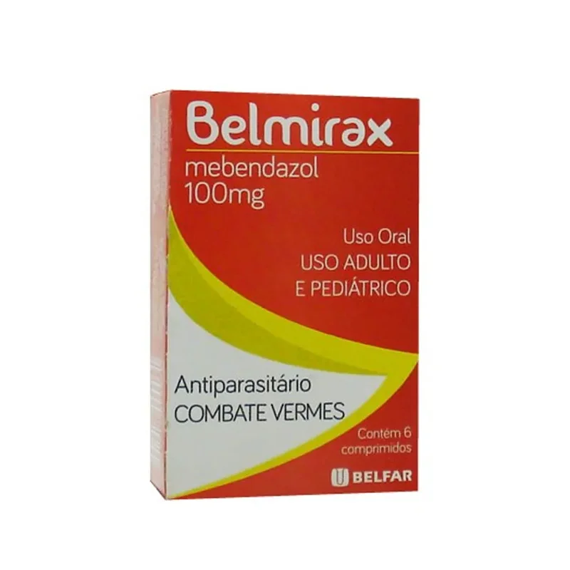 MEBENDAZOL 100MG C/6 BELMIRAX