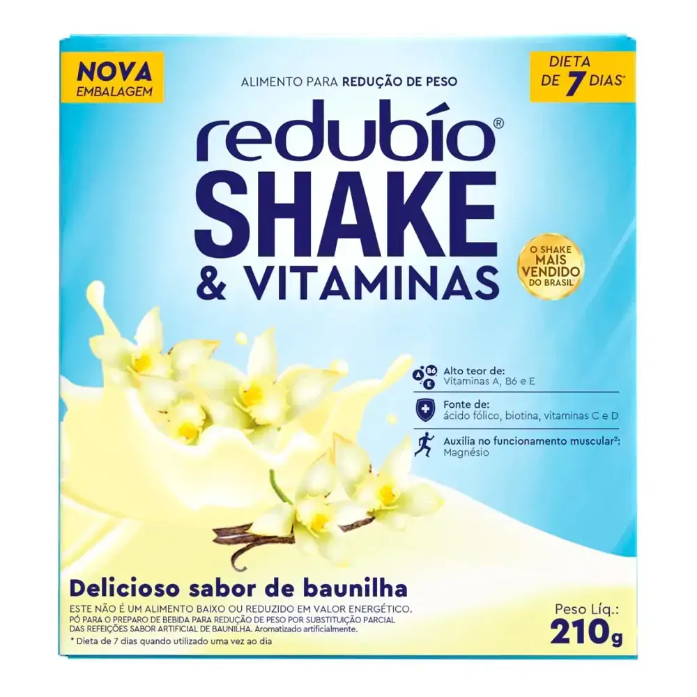 REDUBIO SHAKE BAUNILHA 210G