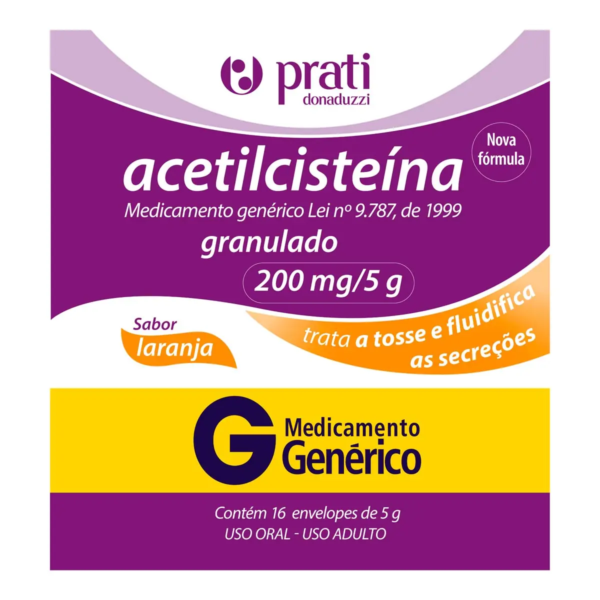 ACETILCISTEINA 200MG C/16 PRATI
