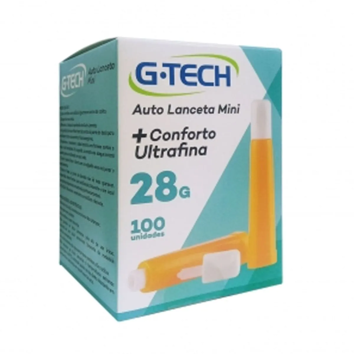 AUTO LANCETA MINI 28G C/100 GTECH