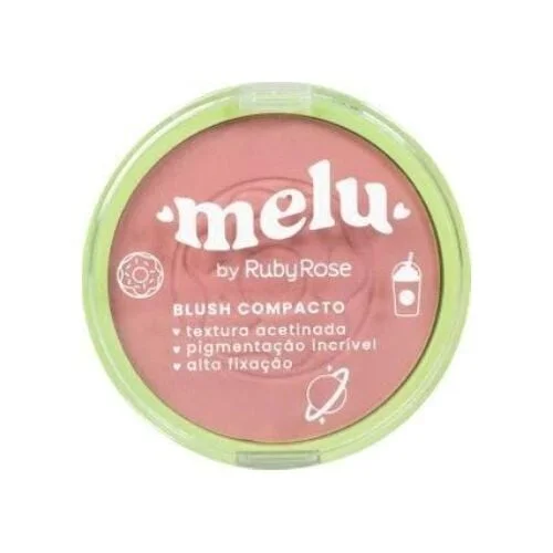 BLUSH COMPACTO MELU RUBYROSE BUBBLEGUM