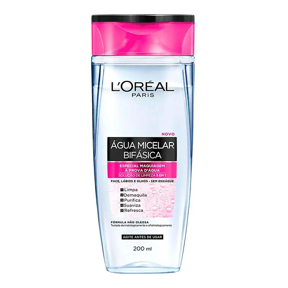 AGUA MICELAR BIFASICA LOREAL PARIS 200ML